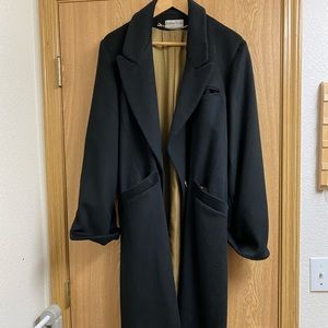Vintage wool trench coat